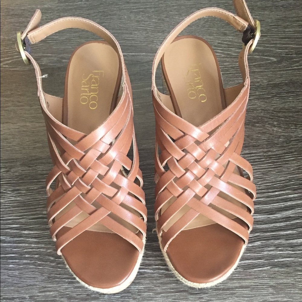 Franco Sarto Strap Wedges 4”